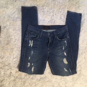 James Jeans distressed twiggy size 27
